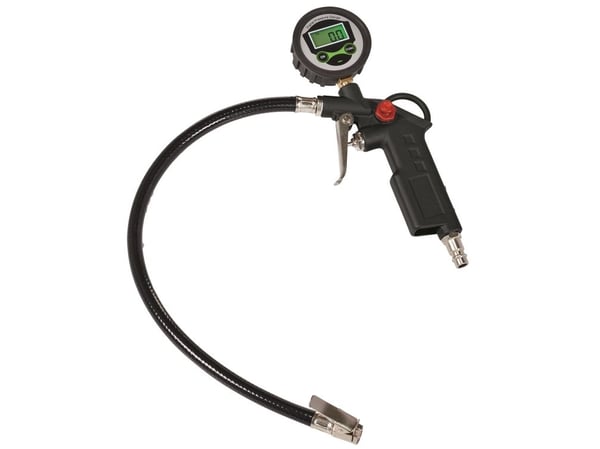 Einhell 4133115, Digitaalinen painemittari, 0 - 13 bar, Perusmalli, Musta, Vihreä