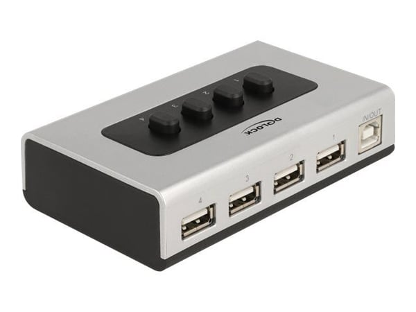 Delock - Hub - 4 x USB 2.0 - stasjonær