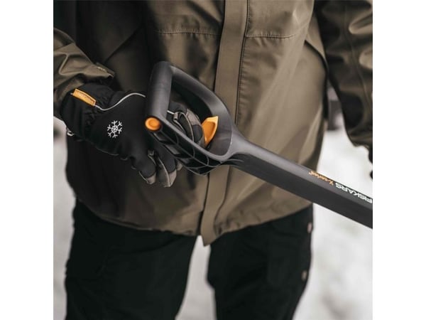 Fiskars 1057188, Snøskuffe, Metall, Sort, Oransje, Regulerbar, Ergonomisk, Finland, 36,2 cm