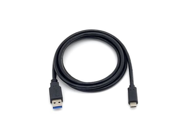 Equip 128344, 2 m, USB A, USB C, USB 3.2 Gen 1 (3.1 Gen 1), 5 Gbit/s, Sort