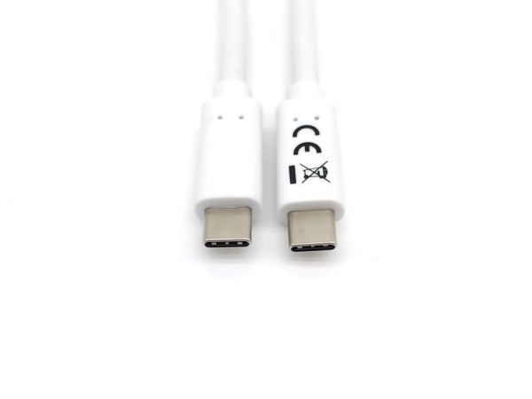 Equip 128361, 1 m, USB C, USB C, USB 3.2 Gen 1 (3.1 Gen 1), 5000 Mbit/s, Hvid