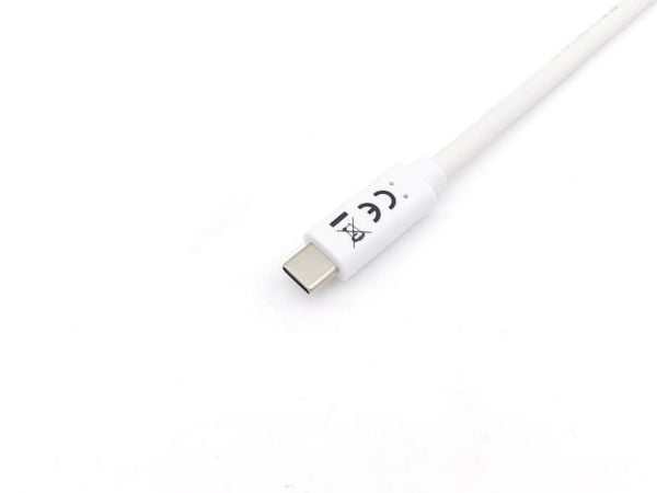 Equip 128361, 1 m, USB C, USB C, USB 3.2 Gen 1 (3.1 Gen 1), 5000 Mbit/s, Hvid