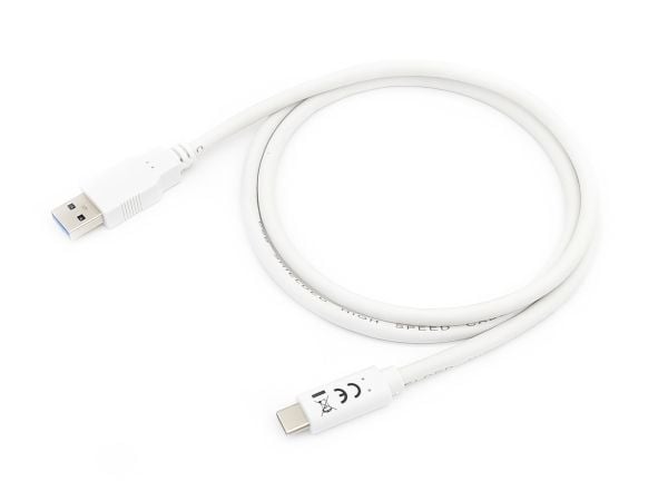 Equip 128363, 1 m, USB A, USB C, USB 3.2 Gen 1 (3.1 Gen 1), 5 Gbit/s, Hvit