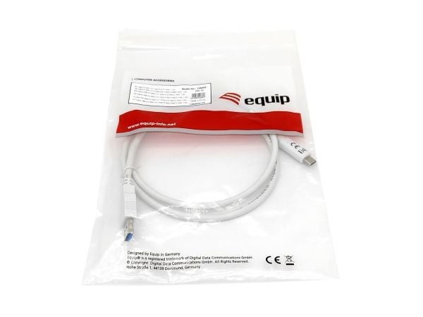 Equip 128364, 1 m, USB A, USB C, USB 3.2 Gen 1 (3.1 Gen 1), 5 Gbit/s, Hvit