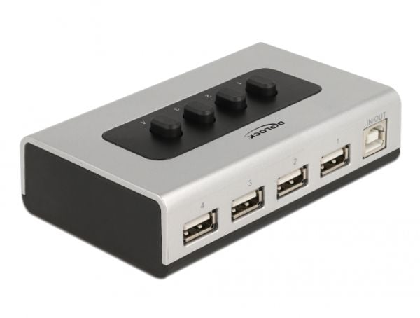 Delock - Hub - 4 x USB 2.0 - stasjonær