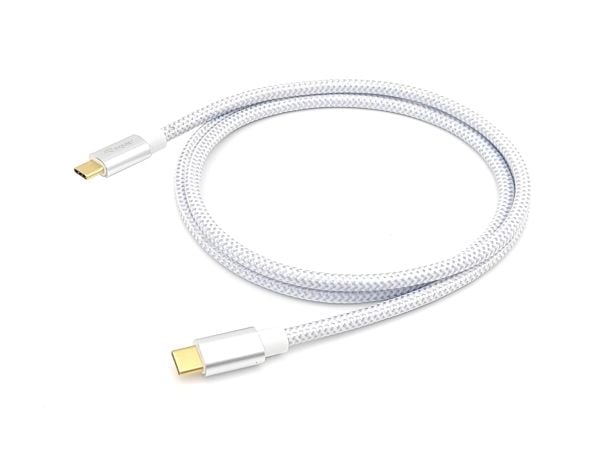 Equip 128355, 0,5 m, USB C, USB C, USB 3.2 Gen 2 (3.1 Gen 2), 10 Gbit/s, Sølv, Hvit