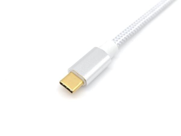 Equip 128355, 0,5 m, USB C, USB C, USB 3.2 Gen 2 (3.1 Gen 2), 10 Gbit/s, Sølv, Hvit