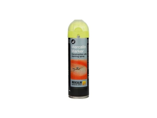 MERCALIN merke spray FLUO 500 ml. GUL - 1859115