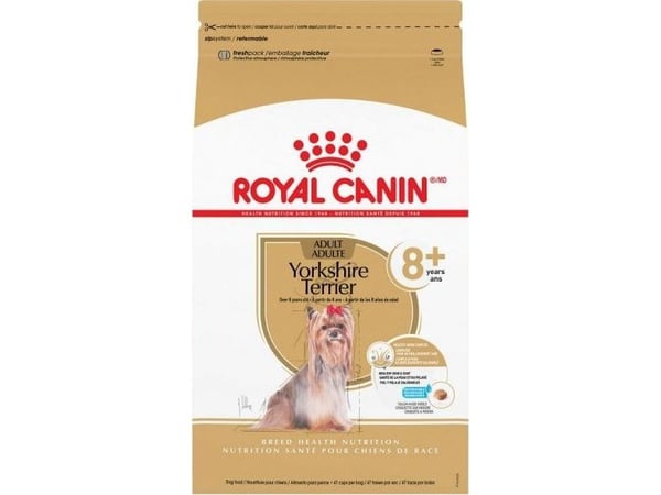 Royal Canin Yorkshire Terrier 8+, Vuxen, Yorkshire Terrier, X-Small (<4kg), Majs, Fisk, Höns, Ris, Grönsaker, 1,5 kg