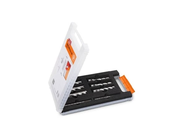 FEIN 63134999061, Drill bit set, Metall, 12, 14, 16, 18, 20, 22 mm, Sølv, B00N9ZK8OG, 720 g