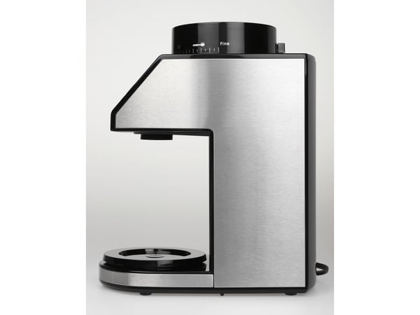 Melitta 1027-01, Kantkvern, 375 g, Koniske grader, LCD, Svart, Rustfritt stål, 160 W