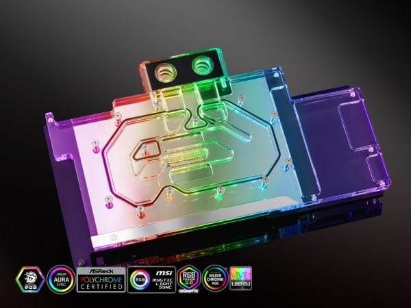 Bitspower BP-VG3080AST, Vannblokk, Akryl, Kobber (Cu), Nickel, Gjennomsiktig, ASUS ROG Strix GeForce RTX 3080, 153 mm, 22 mm