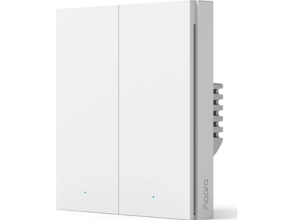 Aqara Smart Wall Switch H1 (neutraalilla kaksoiskulkuvarrella)