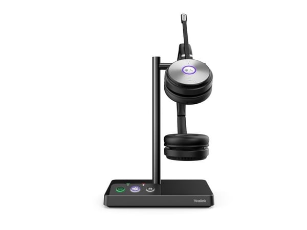 Yealink WH62 Dual - For Microsoft Teams - hodesett - on-ear - DECT - trådløs - Certified for Microsoft Teams