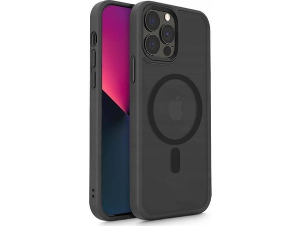 Tech-Protect MagMat MagSafe etui for iPhone 13 Pro - matt svart