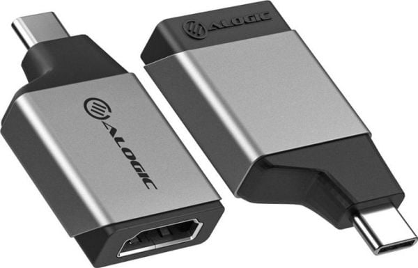 ALOGIC ULCHDMN-SGR, USB Type-C, HDMI-lähtö, 3840 x 2160 pikseliä