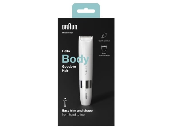 Braun BS1000, Valkoinen, Sylinteri, Akku, AA, Kiina, 114 g