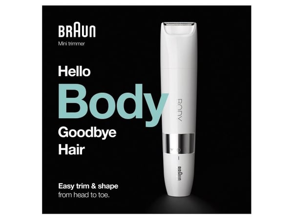 Braun BS1000, Valkoinen, Sylinteri, Akku, AA, Kiina, 114 g