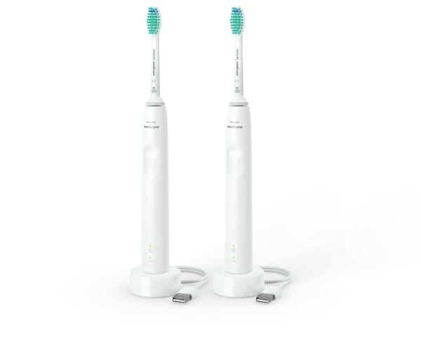 Philips 3100 Series HX3675 - Tannbørstesett - hvit