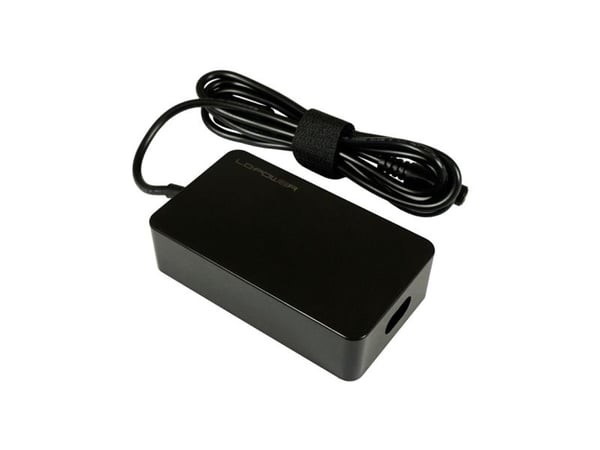 LC Power LC-NB-PRO-65 - Strømadapter - AC 110-240 V - 65 watt - svart