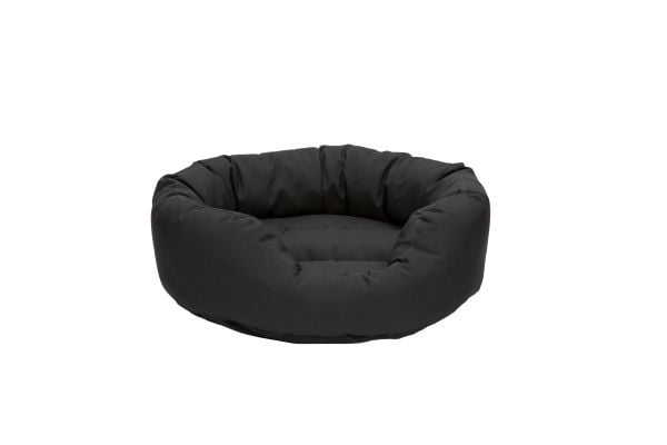 Paw Love - Hundeseng - Oval - Small - 60x50cm - Sort