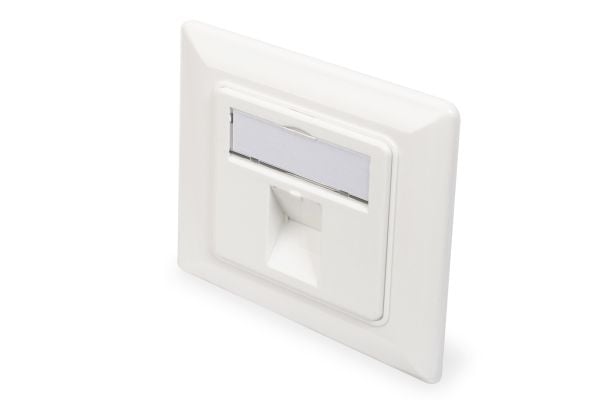 Digitus DN-93811, RJ-45, Valkoinen, Metalli, -20 - 70 °C, 80 mm, 80 mm