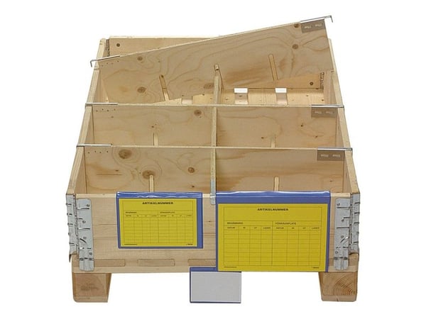 Plastlomme for palleklods