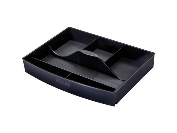HAN skuffeinnsats 1016-13 sort, polystyren, sort, 237 mm, 180 mm, 40 mm