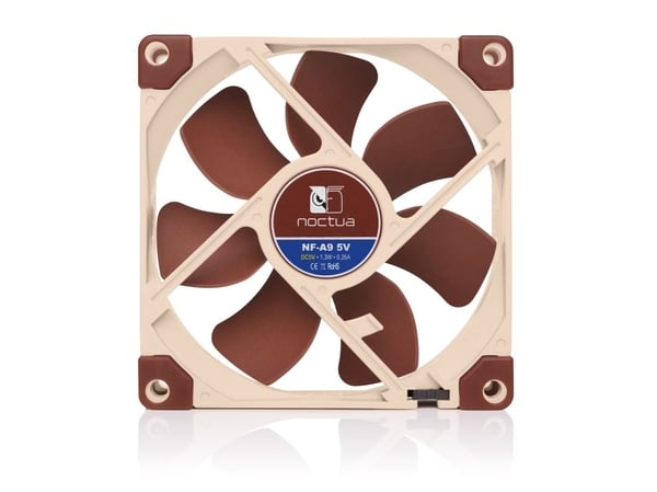 Noctua NF-A9, Vifte, 9 cm, 2000 RPM, 78,9 m³/t, Beige, Brun