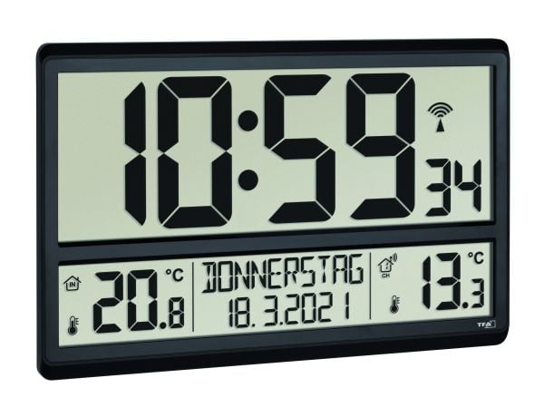 TFA - Termometer - digital - svart