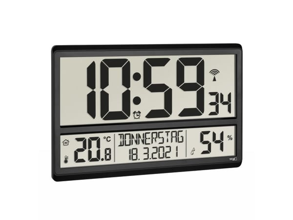 TFA - Värmehygrometer - digital - svart