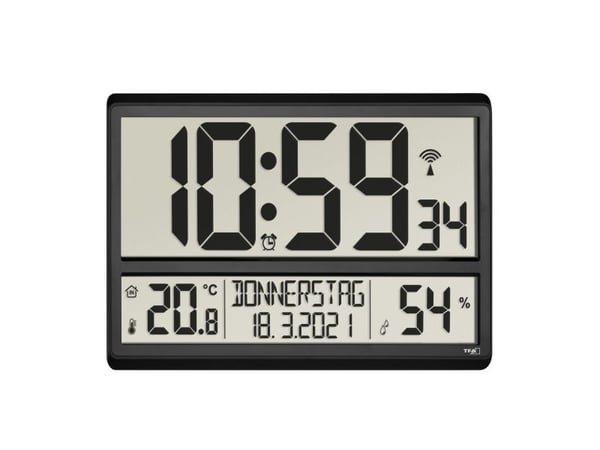 TFA - Värmehygrometer - digital - svart