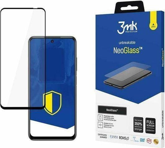 3MK NeoGlass skjermbeskyttelse til Xiaomi Redmi Note 10 5G sort/sort