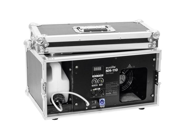 EUROLITE NH-110 turbodis-dimmaskin 1000 W DMX Hazer i flightcase (51701989)
