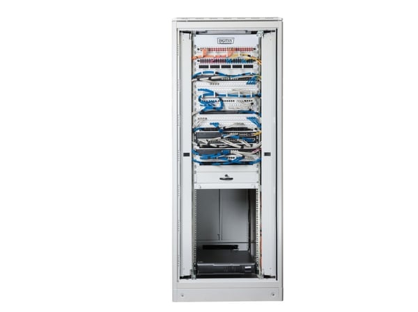 Digitus Unique DN-19 42U-8/8-1 - Rack skap - lysegrå, RAL 7035 - 42U - 19"