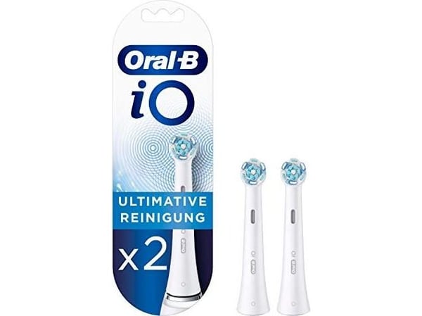 Oral-B iO Series Ultimate Clean Tandborsthuvuden - Vit - 2-pack