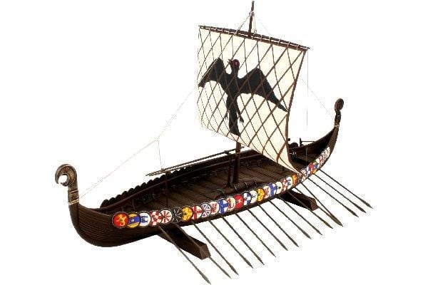Revell Viking Ship, Segelfartygsmodell, Monteringssats, 1:50, Viking Ship, Medelskicklig, förstadium, 131 styck