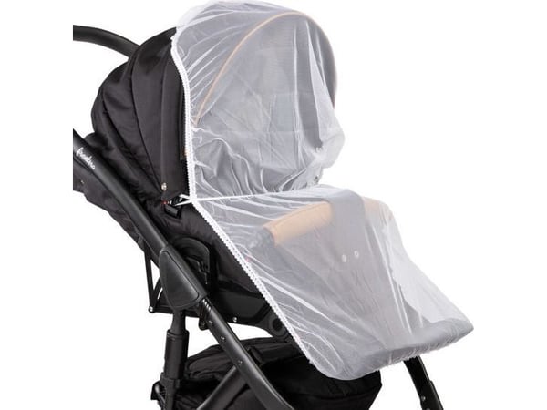 Caretero Mosquito net for the uniw trolley white caretero