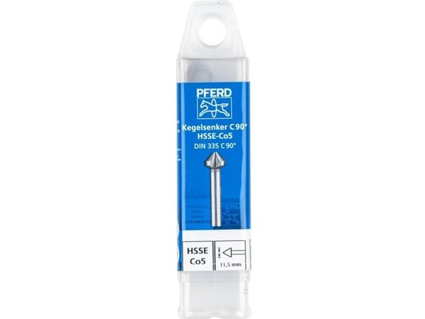 PFERD KES HSSE DIN 335 C90° 11,5, Drill, Multi-verktøy, Stål, Støpejern, Ikke-jernholdig metall, Rustfritt stål, Aluminium, Cobalt Alloy High-Speed...
