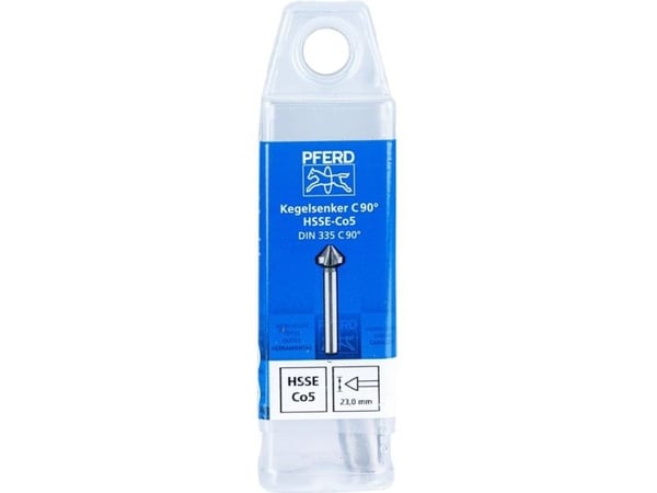 PFERD KES HSSE DIN 335 C90° 23,0, Drill, Multi-verktøy, Stål, Støpejern, Ikke-jernholdig metall, Rustfritt stål, Aluminium, Cobalt Alloy High-Speed...