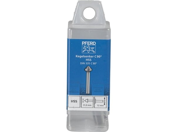 PFERD KES HSS DIN 335 C90° 31,0, Drill, Multi-verktøy, Stål, Støpejern, Ikke-jernholdig metall, Rustfritt stål, Aluminium, Høy-Hastighets Stål (HHS)