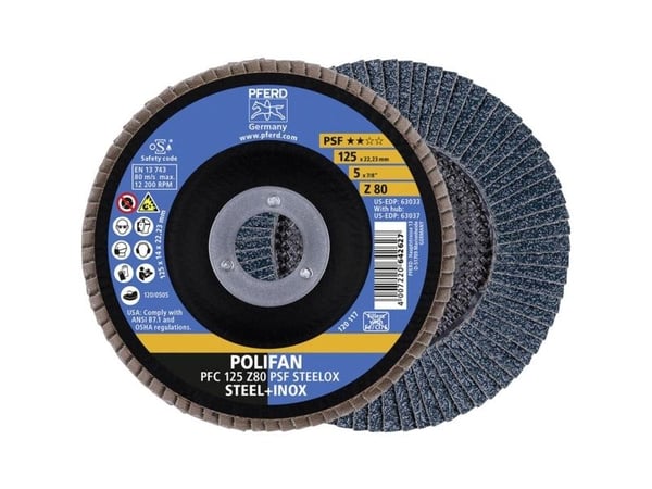 PFERD 67768125, 12,5 cm, 12200 RPM, 80 g, 10 stykker