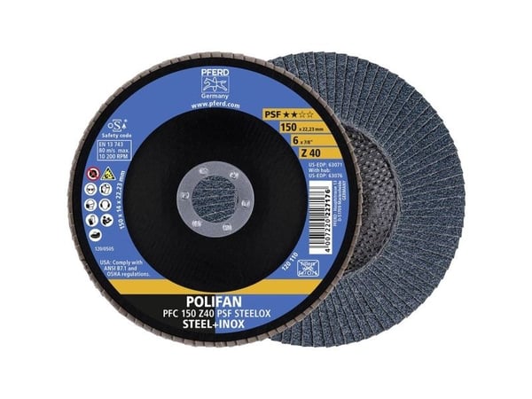 PFERD 67764150, 15 cm, 10200 RPM, 40 g, 10 stykker