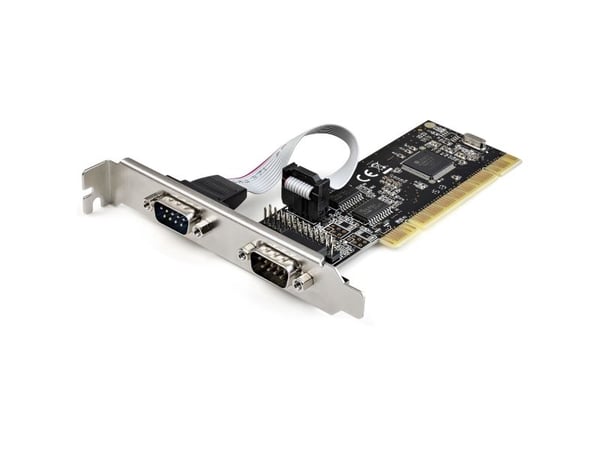 StarTech.com RS232 PCI-kort - PCI til 2 serielt portkort - PCI 2-ports DB9 serielt kontrollerkort RS232 - grensesnittkort - PCI-utvidelse - Utvidel...
