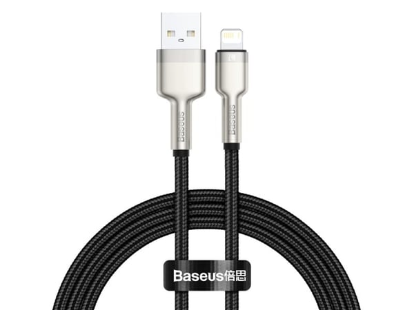 Baseus Cafule, 1 m, Lightning, USB A, Hankjønn, Hankjønn, Sort
