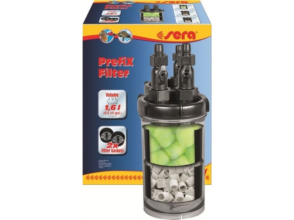 Sera PrefiX-filter – ekstra filter til pumper og eksterne filtre