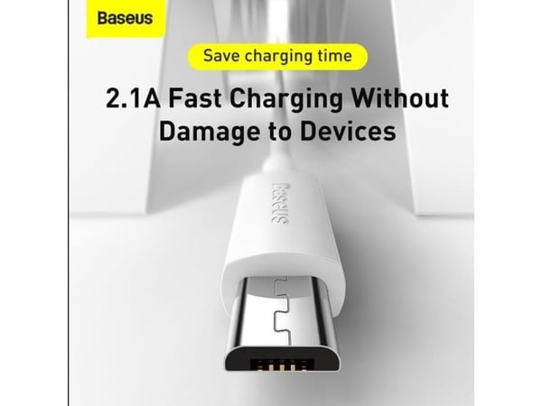Baseus TZCAMZJ-02, 1,5 m, USB A, Micro-USB B, 480 Mbps, valkoinen