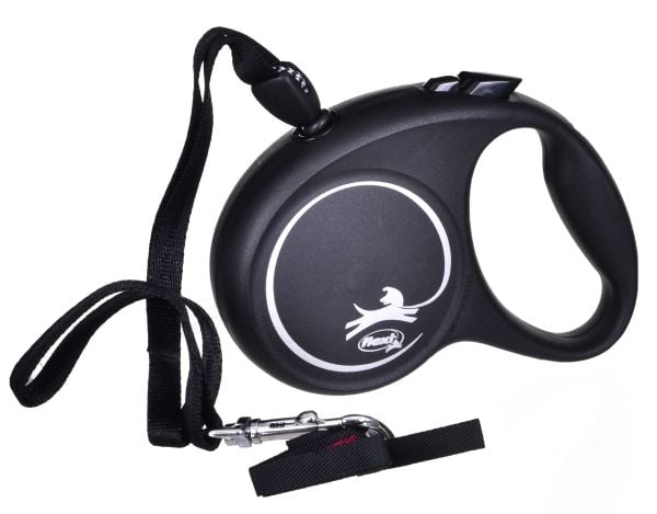 flexi Black Design M snor 5 m, 20 kg, lajitelma