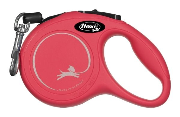 flexi New Classic snor XS, 3M, 8KG, rød