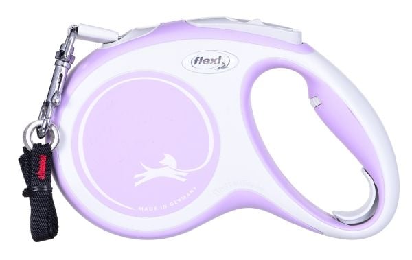 Flexi New Comfort M Tape 5 m, Hund, Tilbaketrekkelig, Rosa, Teip, 25 kg, Monokromatisk